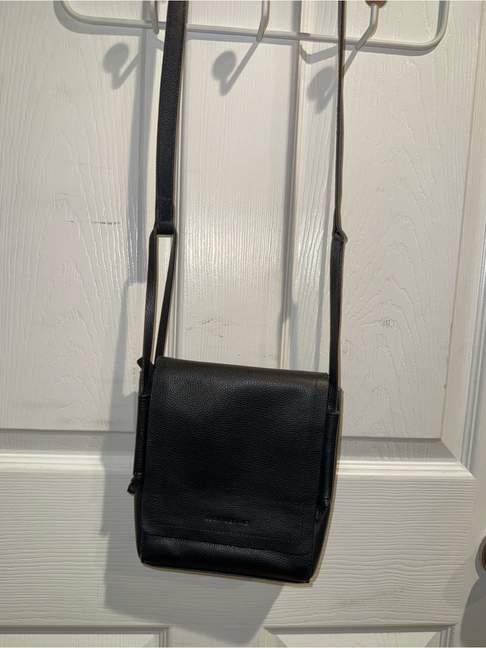 Luck Brand black leather crossbody bag